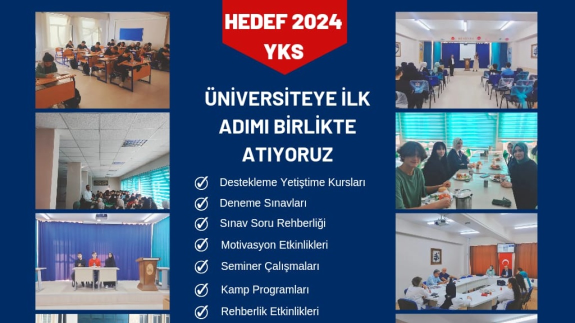 HEDEF 2024 YKS ÇALIŞMALARIMIZ DEVAM EDİYOR Edirne Akmercan Anadolu